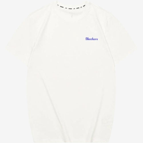 Skechers斯凯奇正品缤纷休闲系列男女透气短袖T恤FHL223U043-0074