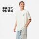 李宁正品 T恤AHSV795 运动男女复古潮流印花透气宽松短袖