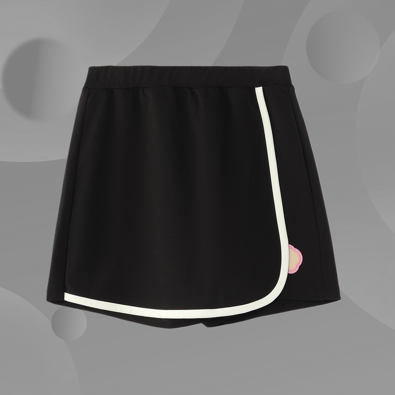 李宁正品夏款女童中大童棉质运动裙裤儿童网球裙半身裙YSKR084-2