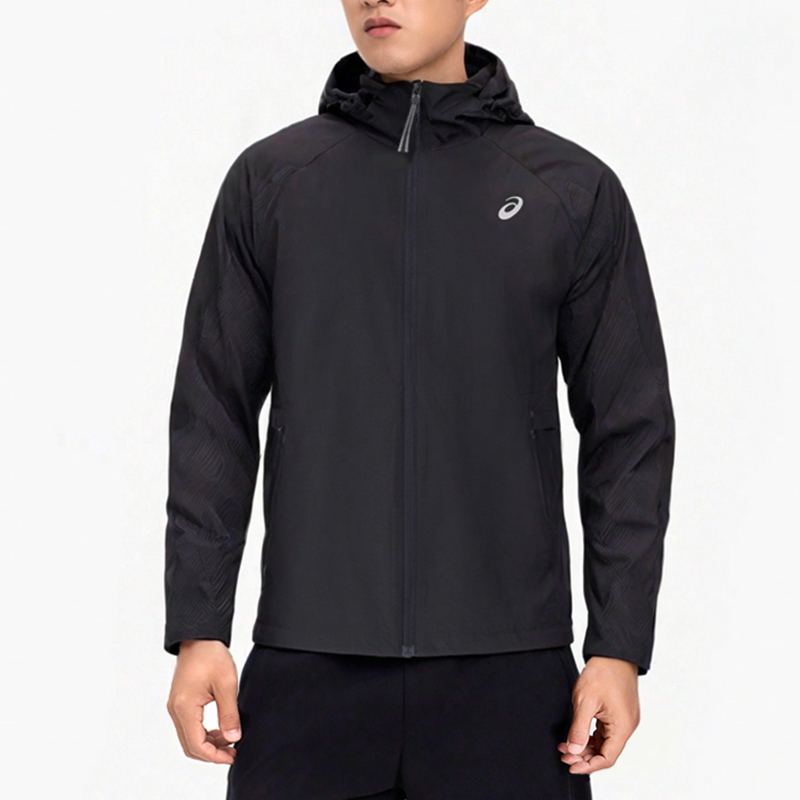 Asics/亚瑟士正品2025新款男子运动健身连帽夹克外套2011D327-001