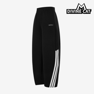 Adidas/阿迪达斯正品舒适春季款女士松紧腰宽松长裤KQ5359