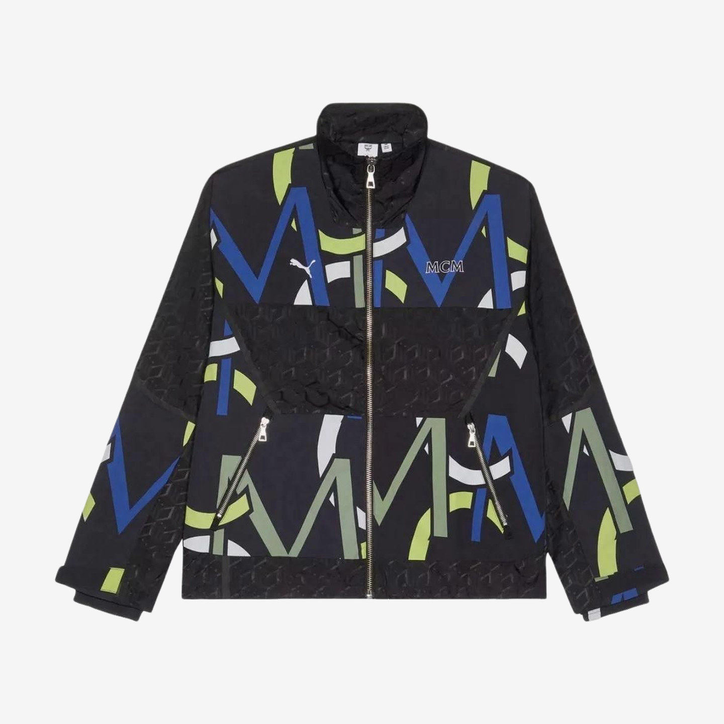 Puma彪马正品男拉链立领印花修身型运动轻便舒适帽子537006-01