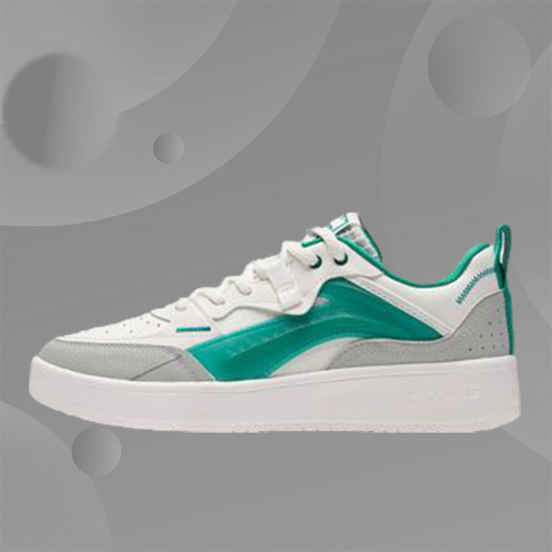 正品李宁 22春季男鞋小白鞋 经典轻便滑舒适板鞋休闲鞋AGCS085-4