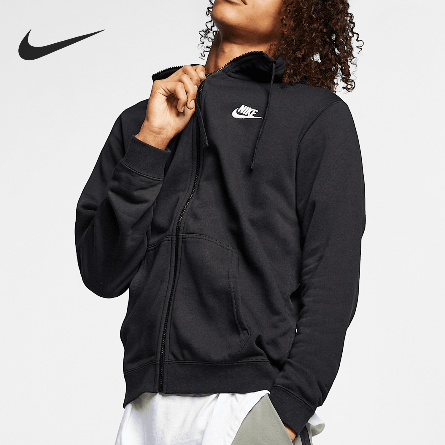Nike/耐克正品新款男士运动休闲经典针织夹克外套804392-010