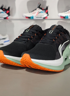李宁正品烈骏7男子轻量高回弹系带耐磨稳定运动跑步鞋ARZT003-2