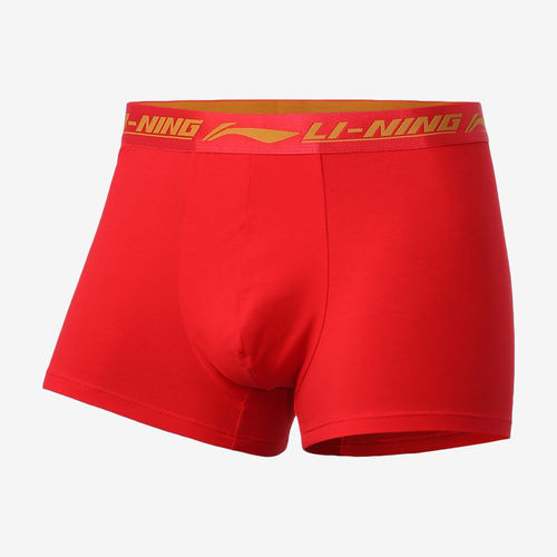 李宁正品运动时尚系列男平角轻便舒适运动内裤ANKQ051-1