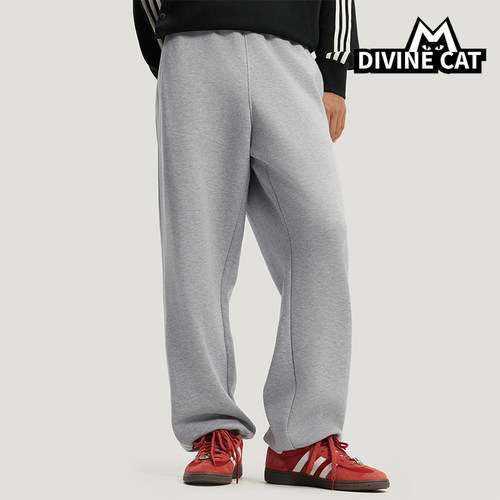 Adidas/阿迪达斯正品三叶草男士透气针织柔软双面运动长裤KT0653