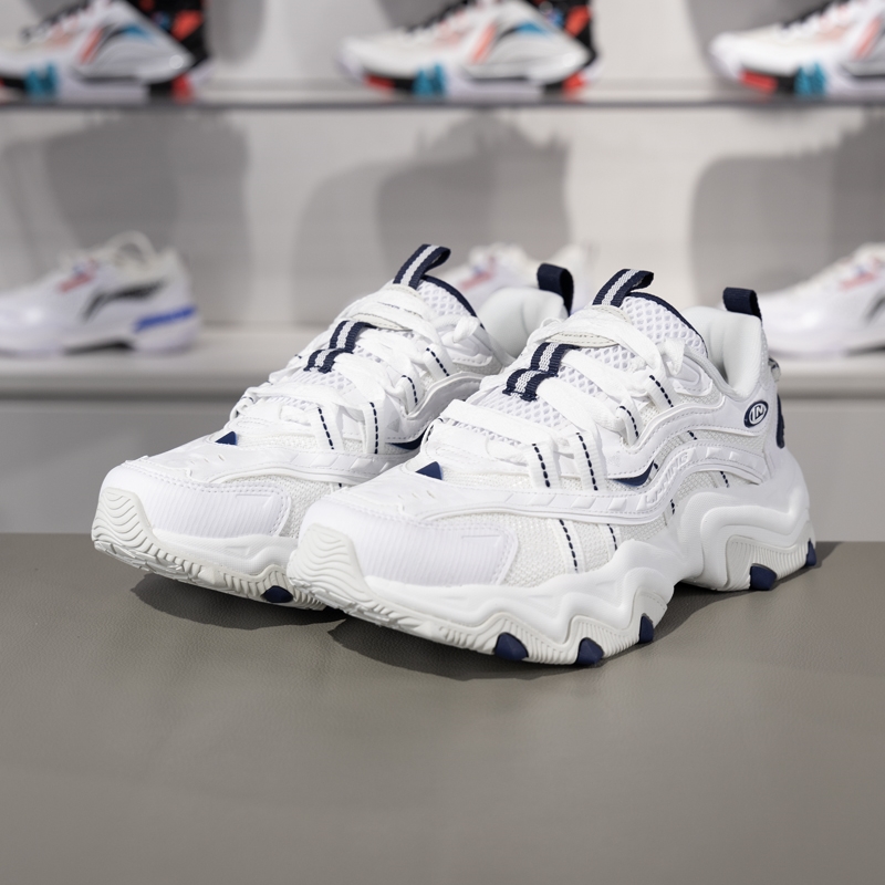 李宁正品猫爪LITE 2女子经典低帮防滑耐磨运动休闲鞋AGCU070-1