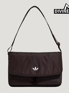 Adidas/阿迪达斯正品三叶草男女日常时尚经典休闲斜挎包KT7417