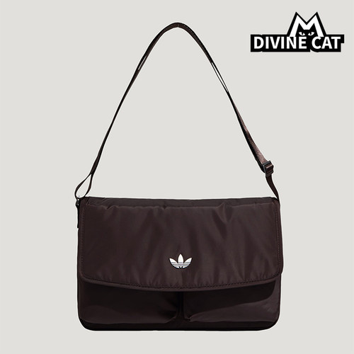 Adidas/阿迪达斯正品三叶草男女日常时尚经典休闲斜挎包KT7417