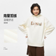 女子新款 秋季 印花宽松加绒保暖套头卫衣AWDTE40 李宁正品 Lining