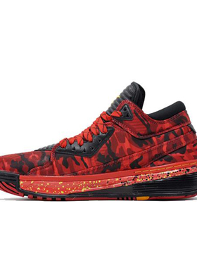 李宁正品韦德之道2男子缓震耐磨透气中帮实战篮球鞋ABAH017-15