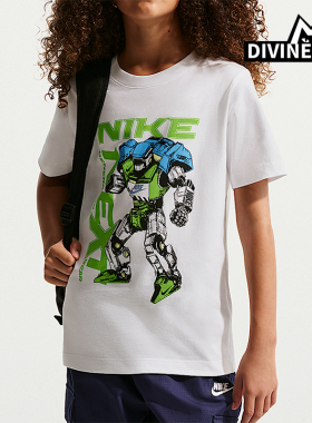 Nike/耐克正品2026年大童日常休闲简约经典运动短袖T恤IQ1064-100