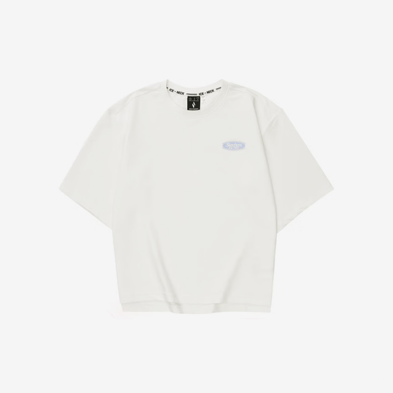 Skechers/斯凯奇正品2024新款女士宽松时尚经典圆领短袖T恤