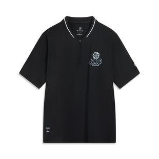 韦德 POLO衫 Flow联名系列男子运动休闲短袖 APLV671 Jay 李宁正品