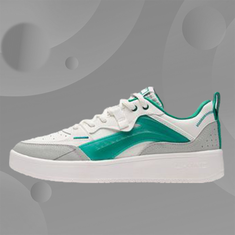 正品 李宁 春季款男子 经典舒适 透气休闲板鞋 AGCS085-1