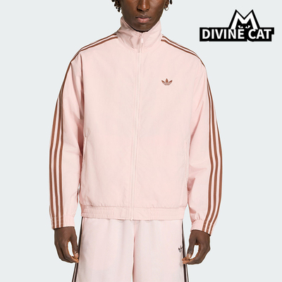 Adidas/阿迪达斯正品三叶草男士运动立领针织休闲日常外套KQ9497