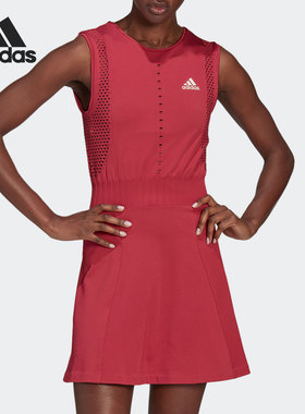 Adidas/阿迪达斯正品T PK PB DRESS女子网球训练运动连衣裙GL5708