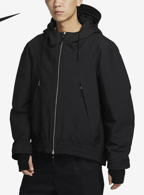 Nike/耐克正品春秋男士拉链开合长袖连帽抽绳夹克DV7465-010