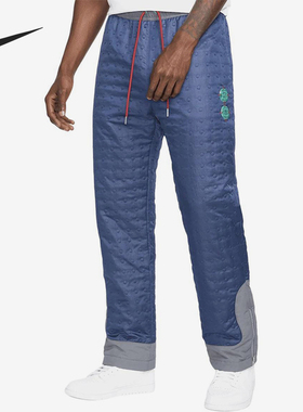 Nike/耐克正品CLOT男士复古拼接宽松直筒休闲长裤DJ9744-414