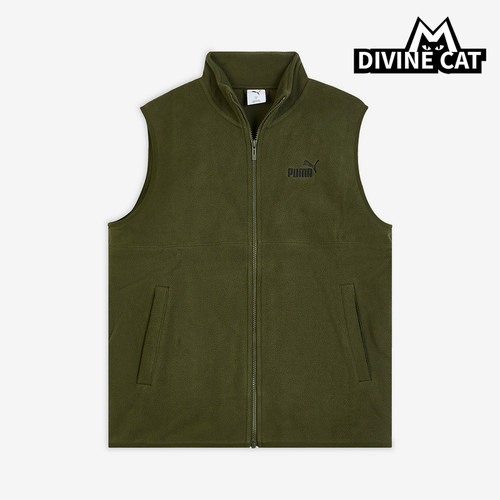 Puma/彪马正品2025冬季款男士日常立领保暖耐穿棉马甲693538-82