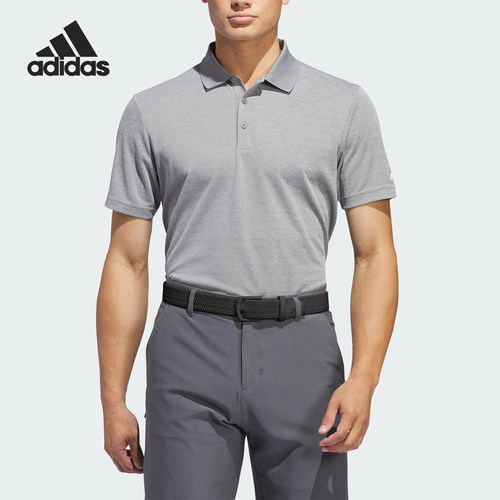 Adidas/阿迪达斯正品夏季男士翻领训练柔软短袖POLO衫IQ2937
