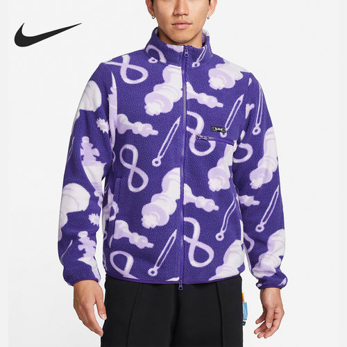 Nike/耐克正品冬季新款男子运动保暖仿羊羔绒外套DQ6127-070