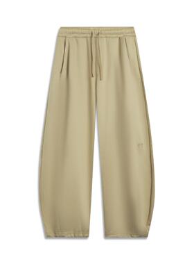 李宁正品中国文化系列故宫联名男子宽松运动休闲弯刀裤AKLV909