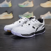 李宁正品 AYTM079 秋季 男子减震防滑耐磨运动训练低帮羽毛球鞋