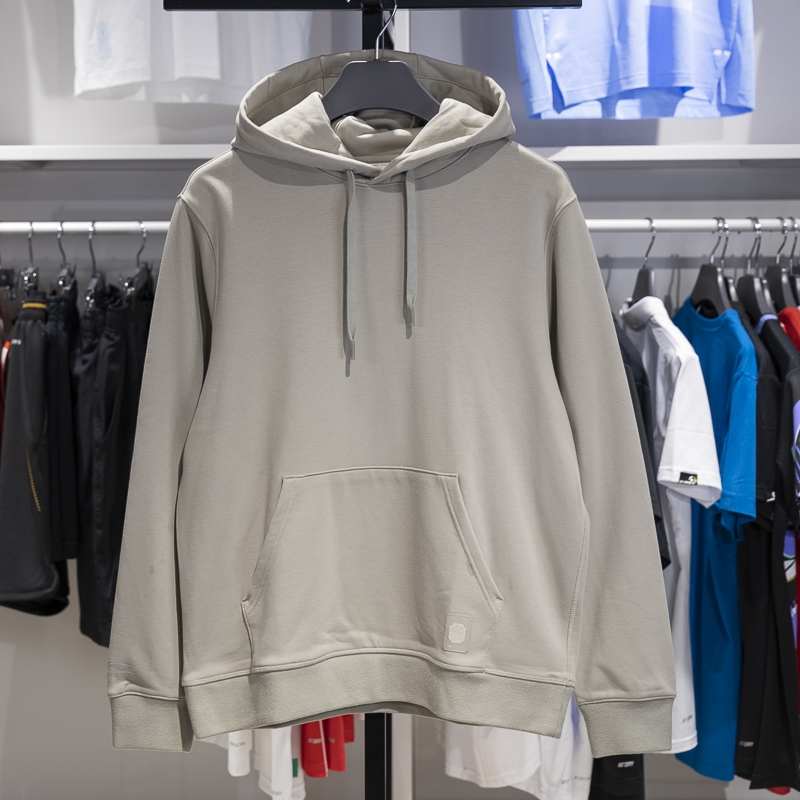 李宁正品中国色系列男子简约百搭宽松休闲套头连帽卫衣AWDT963-7