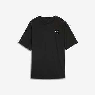 Puma/彪马nan新款男女黑色轻盈速干休闲短袖T恤689521-01