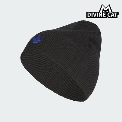 Adidas/阿迪达斯正品三叶草男女运动经典保暖针织绒线帽JY2716