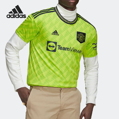 Adidas/阿迪达斯正品MUFC 3 JSY曼联足球运动男子球衣HE2981