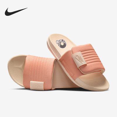 Nike/耐克正品Offcourt Adjust女士魔术贴一字拖鞋DV1033-800