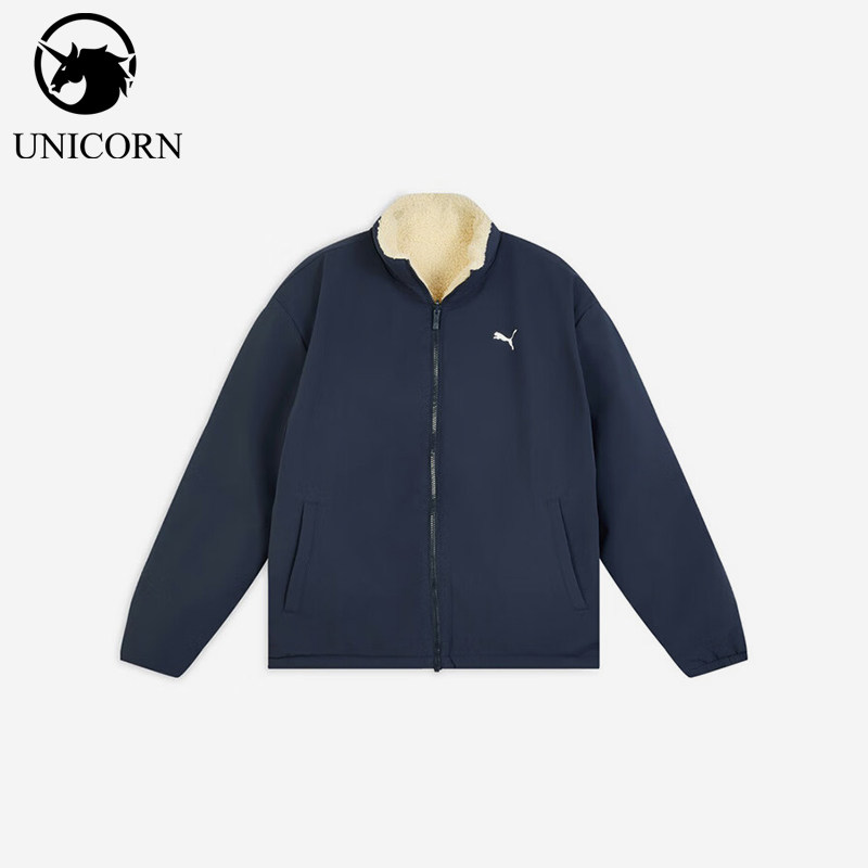 Puma/彪马正品WINTERIZED男士休闲保暖双面穿毛绒羽绒服692850-06