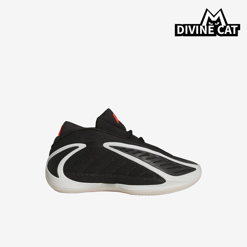 Adidas/阿迪达斯正品AE2贴合核心黑儿童黑色经典低帮篮球鞋JR9377