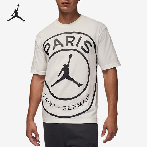 Nike耐克正品男款Jordan品牌标识舒适日常短袖T恤HV3411-133