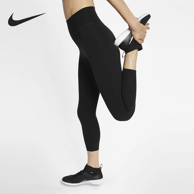 Nike/耐克正品春秋女士弹力经典休闲训练运动长裤AT3101-010