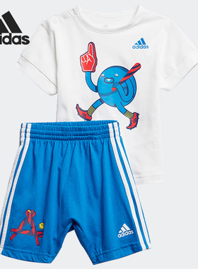 Adidas/阿迪达斯正品 Character Set 婴童休闲运动套装FM6375