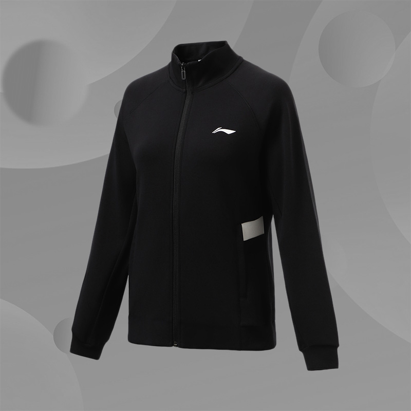 李宁正品秋季新款女士休闲运动长袖套头连帽卫衣AWDR464