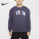 耐克正品 NSW POWDER Nike PLAY小童印花休闲卫衣HQ7943 573