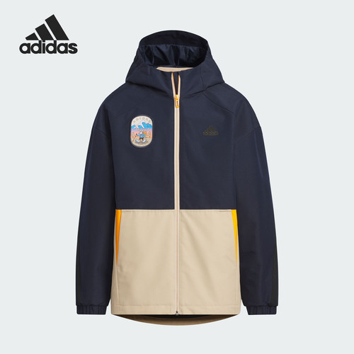 Adidas/阿迪达斯正品新款儿童拒水保暖二合一羽绒服JJ5019