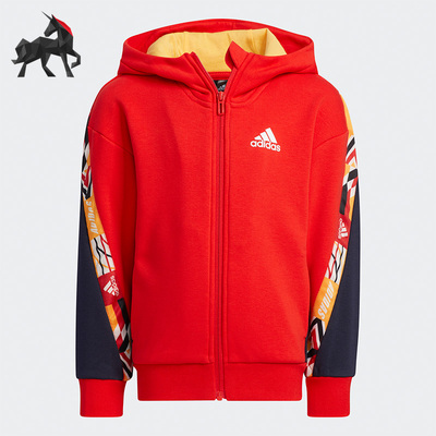 阿迪达斯小童运动夹克外套