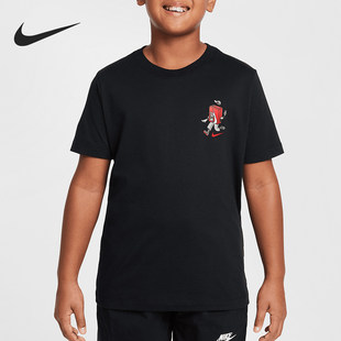 Nike/耐克正品新款大童图案时尚休闲透气圆领短袖HM5660-010
