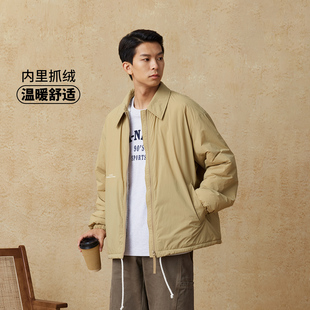 李宁正品 加绒保暖防泼水宽松夹克AJDU319 运动时尚 系列男女同款