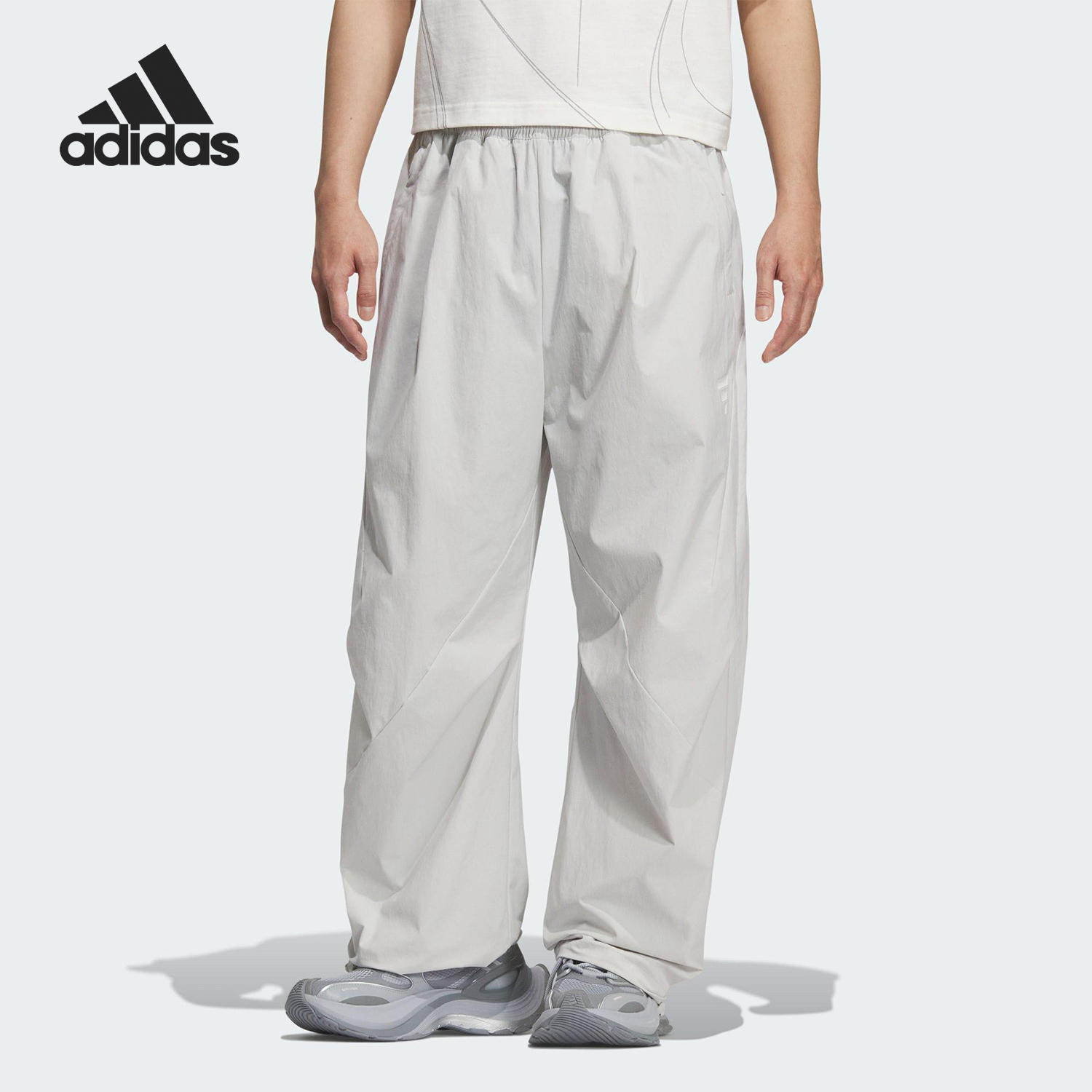 Adidas/阿迪达斯正品2025夏季款男士简约户外休闲长裤KC0131