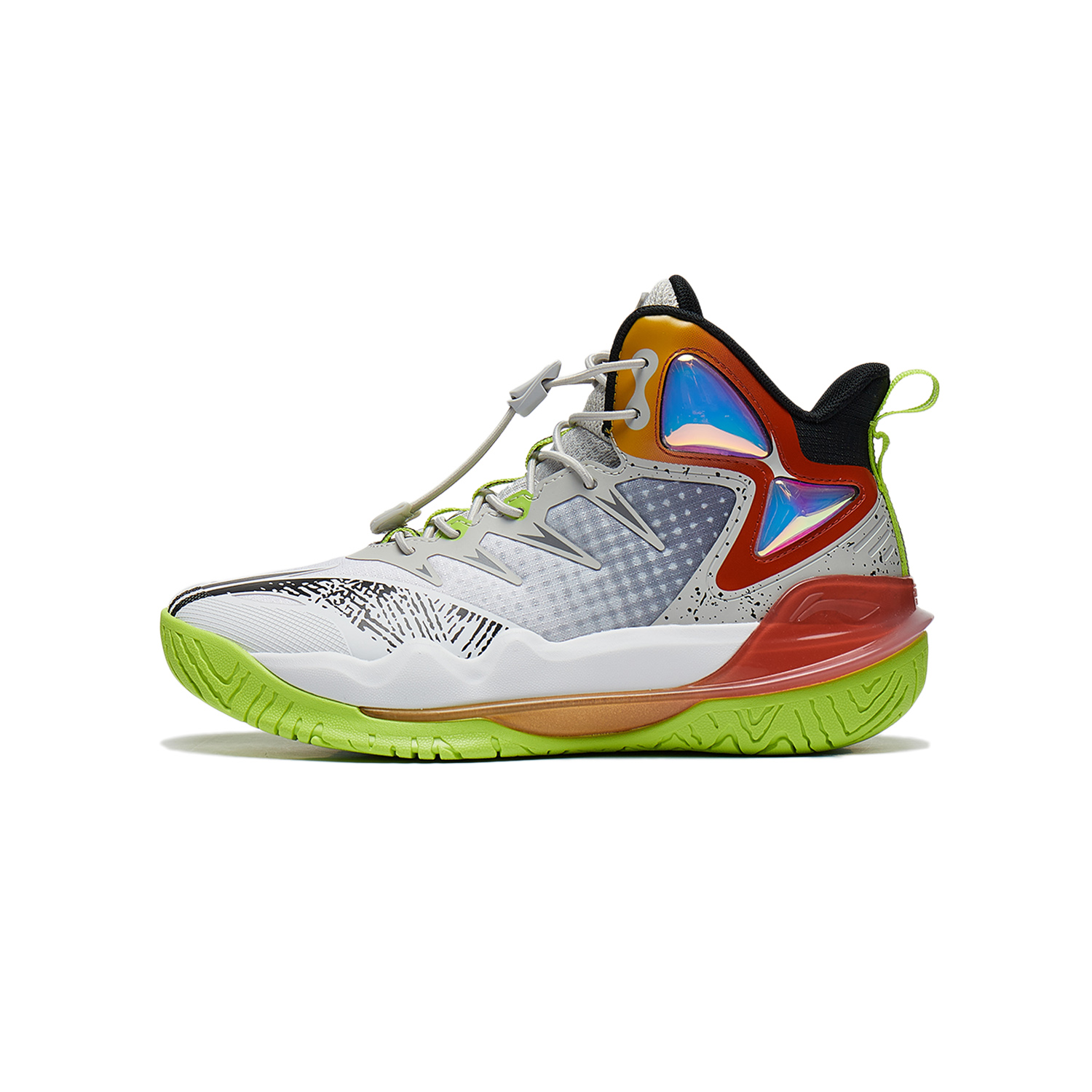 Lining/李宁正品先锋力TEAM3.0 V2减震回弹中帮儿童篮球鞋YKBT072