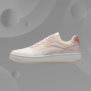 李宁正品潮流休闲时尚透气耐磨女子减震回弹经典休闲鞋AGCR186