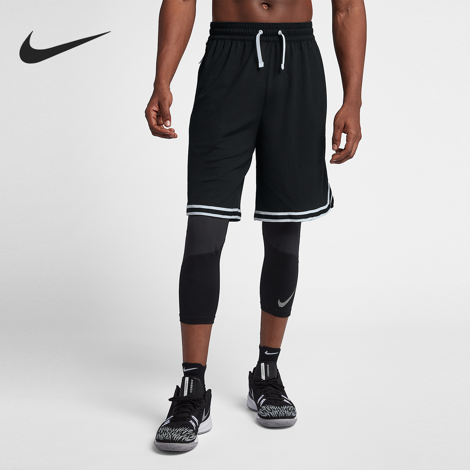 Nike/耐克正品运动男士系带宽松经典训练休闲短裤925820-010