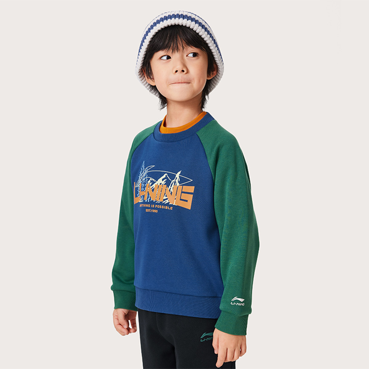 李宁正品新款男女小童运动生活系列加绒保暖抗菌舒适卫衣YWDU425,童装/婴儿装/亲子装,卫衣/绒衫,淘宝优惠券,粉丝福利购,淘宝优惠卷